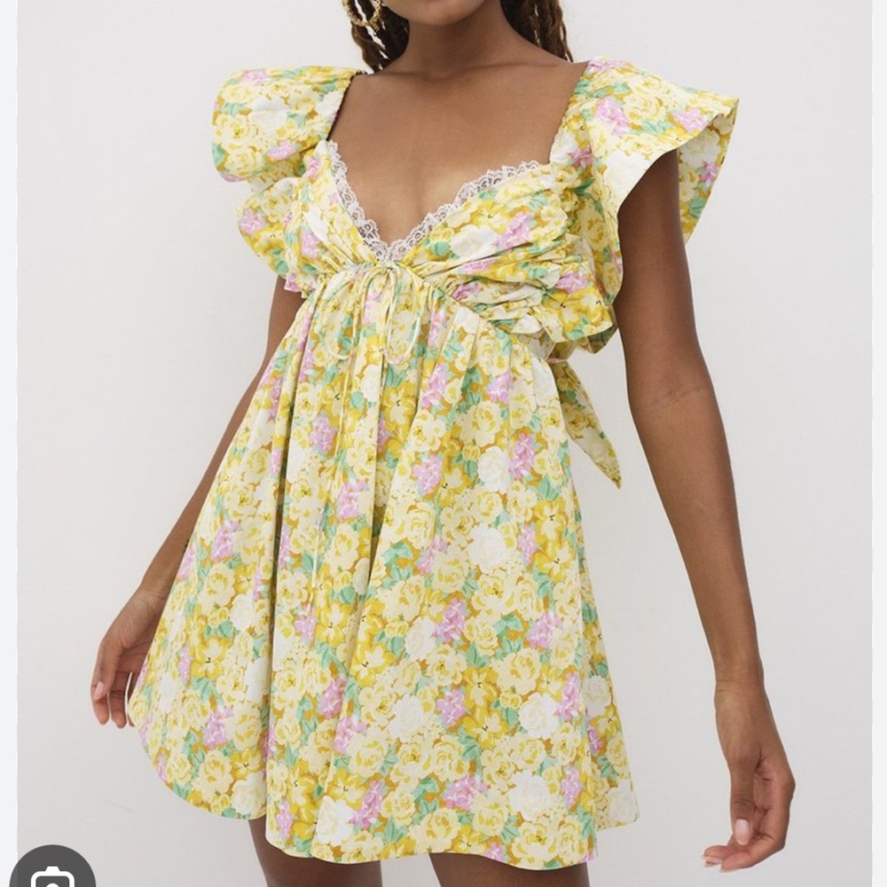 NWT For Love and Lemons Tamra Dress M